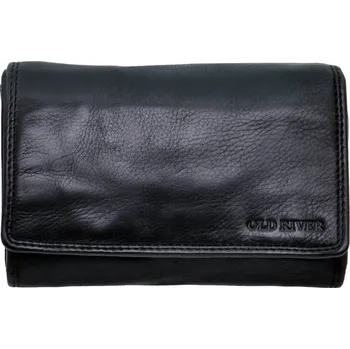 Peněženka Kožená dámská peněženka WS-6022 černá, Old River