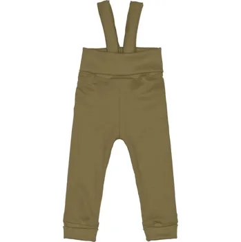 Tepláčky s traky Basic - Olivové Velikost: 56
