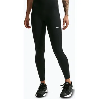 Dámské legíny Dámské legíny Nike One Seamless Front High-Waisted black/white