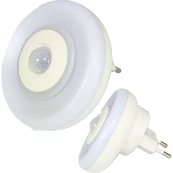 Noční světlo Noční lampa do ložnice do zásuvky LED se senzorem pohybu a soumraku