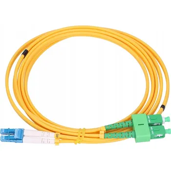 Síťový kabel ExtraLink EXTRALINK PATCHCORD LC/UPC-SC/APC SM G.657A1 DUPLEX 3.0MM 2M - Propojovací kabel