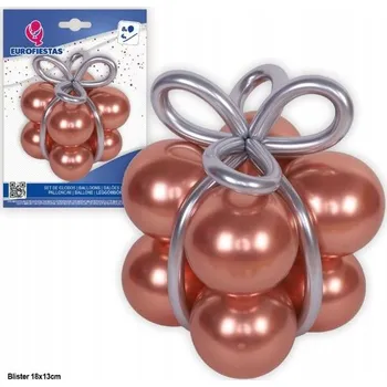 Balónek Ouda Party - Růžovo-zlatá sada latexových balónků