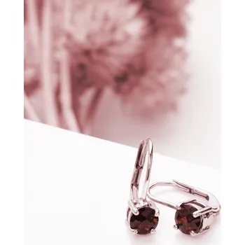 Náušnice Granát náušnice 1,6 g