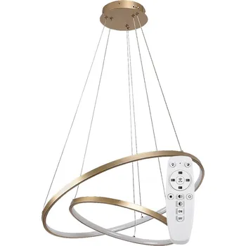 Zlaté závěsné LED svítidlo Beliza 600mm 75W CCT s DO - Rabalux - 72348 - 72348