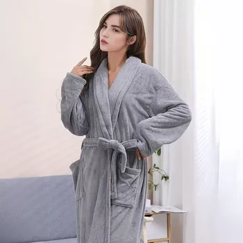 Dámský župan Dámský župan z mikrovlákna šedý s páskem