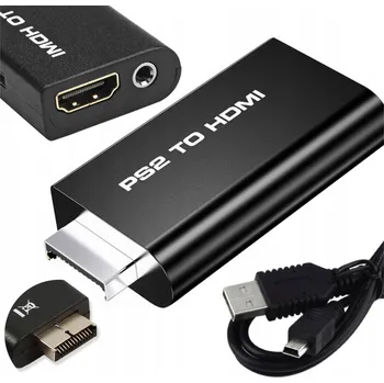 Video redukce PS2 na HDMI adaptér/převodník + audio