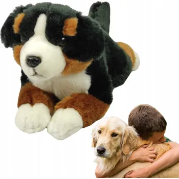 plyšák PLYŠÁK Bernský salašnický pes 27 cm DUBI