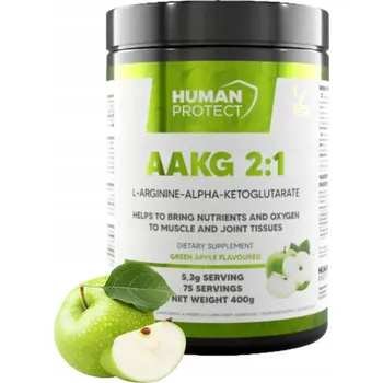 Aminokyselina Human Protect AAKG 2:1 400g ARGININ PRO SVALOVOU PUMPU - Jablko