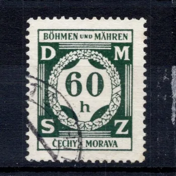 Sběratelství Známka Protektorát Č.a M., Pof.SL4#, 60H