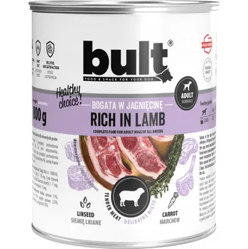 Krmivo pro psa Bult krmivo mokré krmivo s jehněčím masem 0,8 kg