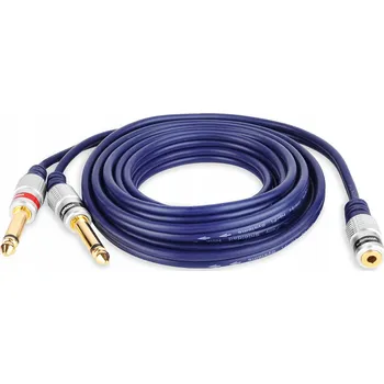 Audio kabel Kabel Vitalco MK72 2x jack (6,3 mm) - minijack (3,5 mm) 1,5 m