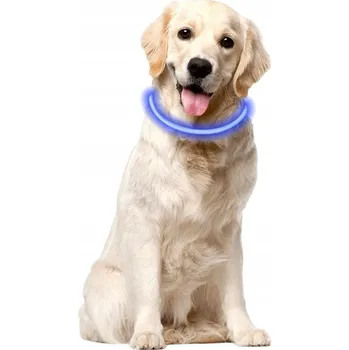 Obojek pro psa Svítící silikonový obojek pro psa Allbag, univerzální velikost