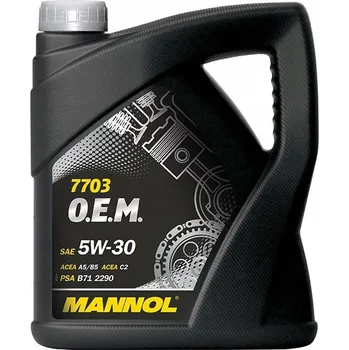 Motorový olej SCT – MANNOL 5V30 4L MANNOL 7703 CITROEN PEUGEOT