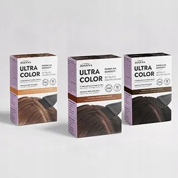 Barva na vlasy Joanna Ultra Color Barva na odrosty pro tmavě hnědé vlasy