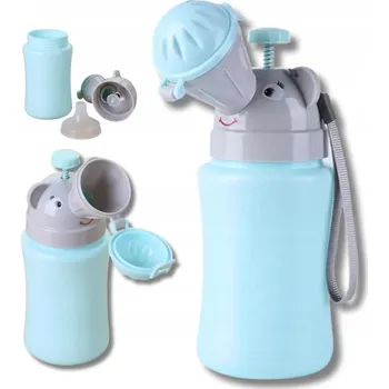 Kojenecká hygiena CESTOVNÍ NOČNÍK PRO DĚTI PŘENOSNÝ TURISTICKÝ PISOÁR MINI TOALETA SLON