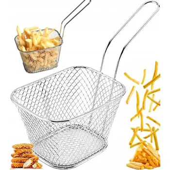 Obraz SÍTKO KOŠÍK KOŠÍČEK PRO SERVÍROVÁNÍ HRANOLEK A SNACKŮ DO RESTAURACE A BARU