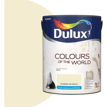 barva na zeď Dulux 5l matná latexová Barva na zeď Světla Heraklionu