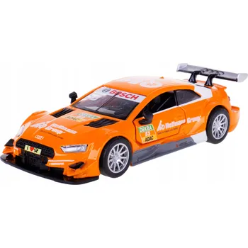 autíčko AUDI RS 5 DTM MODEL KOVOVÝ POHON MSZ 1:43 #53 ORANŽOVÁ