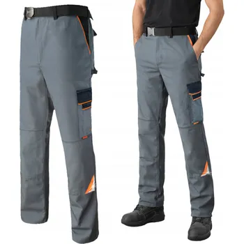 Pracovní obuv Pánské ochranné pracovní kalhoty Silné, odolné, dlouhé do pasu, šedé, velikost vel.