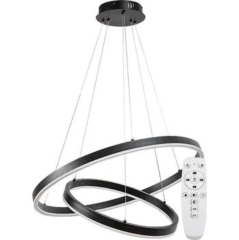 Černé závěsné LED svítidlo Isaure 600mm 80W CCT s DO - Rabalux - 72305 - 72305