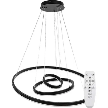 Černé závěsné LED svítidlo Isaure 800mm 100W CCT s DO - Rabalux - 72306 - 72306