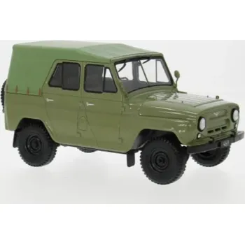 autíčko UAZ-469 1975 khaki 1:24 - WhiteBox UAZ-469 - kovový model