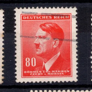 Sběratelství Známka Protektorát Č.a M., Pof.83#, 80H