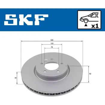 Brzdový kotouč SKF VKBD 81273 V1 Brzdový kotouč (VKBD81273V1)