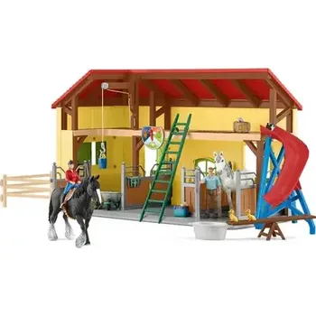 domeček pro figurky Schleich Farm World 42485 Stáj pro koně (1832642)