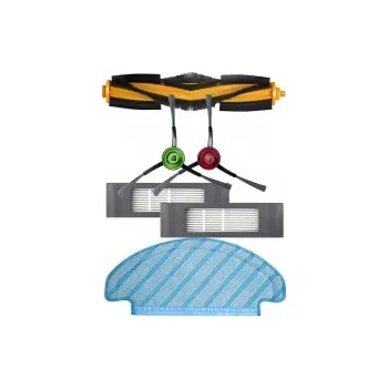 Sada příslušenství pro robotický vysavač Kartáče a HEPA filtry pro vysavač ECOVACS Deebot OZMO T8 AIVI Plus sada s mopem 6ks