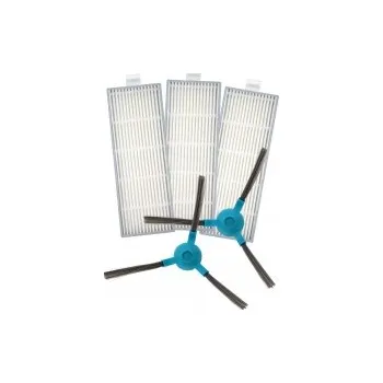 Sada příslušenství pro robotický vysavač HEPA filtry a kartáčky pro vysavač SENCOR SRV 6250BK 3+2ks