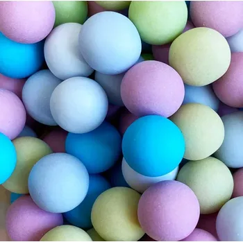 Jedlá dekorace na dort Čokoládové křupavé koule pastelový mix 15 mm – mléčná čokoláda 130 g