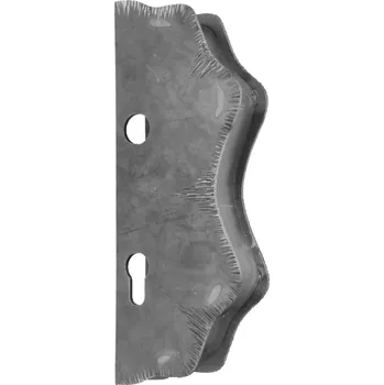 Zábradlí kazetová sestava pro branku KZK43V - 260 x 95 x 40 mm, rozteč 90 mm, otvor pro kliku ø 19,5 mm, válcovaný materiál