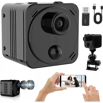 IP kamera Mini špionážní kamera s detekcí pohybu, snadné ovládání, 1080P