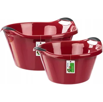 Mísa kulatý Pafen 40 l červená