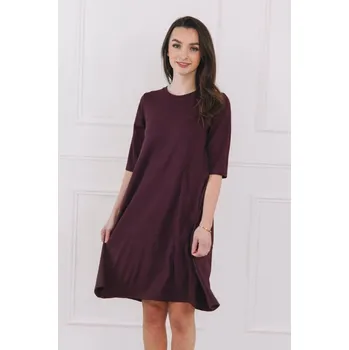Dámské šaty Šaty Nomsa Burgundy, S