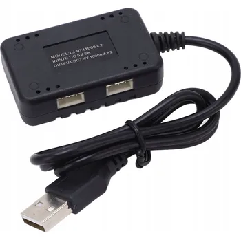 USB NABÍJEČKA 7,4V LIPO LI-ION S KONTROLKOU PRO RC MODELY