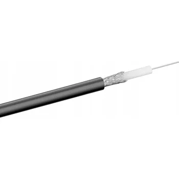 Anténní kabel Anténní koaxiální kabel Kulatý Goobay 3 x 10