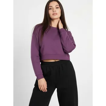 Dámská mikina Sinsay - Mikina s kulatým výstřihem - fialová - 6310J-48X - 6310J-48X-XS