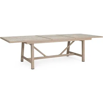 Zahradní stůl BIZZOTTO Rozkládací zahradní stůl KALIMERA světlý 212-285x106 cm 0664138