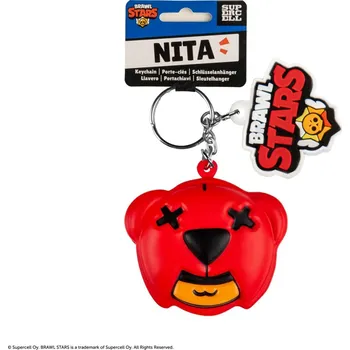 Počítačová hra Brawl Stars Squishy klíčenka Nita