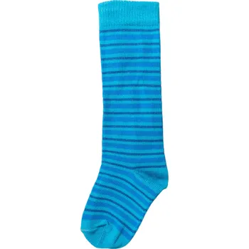 Dívčí oblečení Dětské podkolenky s lycrou modré, Velikost: 15 - 16 (22 - 24), Barva: Modrá