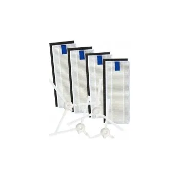 Sada příslušenství pro robotický vysavač HEPA filtry a kartáčky pro vysavač ROWENTA RR6971WH Smart Force Essential sada a mikrofiltry 4+4ks