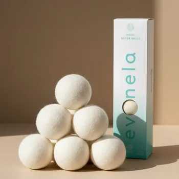 Přípravek na praní Evonela přírodní vlněné koule do sušičky z Nového Zélandu 4ks
