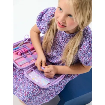 Penál Sinsay - Pouzdro na tužky s výbavou - růžová - 412FV-30X - 412FV-30X-ONE