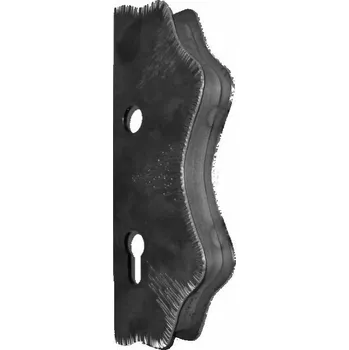 Zábradlí kazetová sestava pro branku KZK33V - 250 x 125 x 30 mm, na jäkl 30 x 30 mm, rozteč 90 mm, otvor pro kliku ø 20 mm, válcovaný materiál