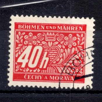 Sběratelství Známka Protektorát Č.a M., Pof.DL5#, 40H