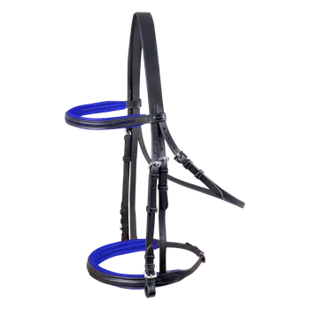 Sport Uzdečka STAR Diamond Modrá SH (Shetty)