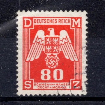 Sběratelství Známka Protektorát Č.a M., Pof.SL17#, 80H