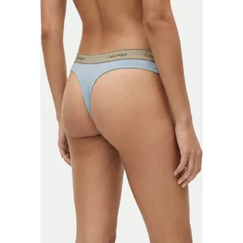 Dámské spodní prádlo Calvin Klein Underwear Kalhotky string LV00QF8771 Modrá M